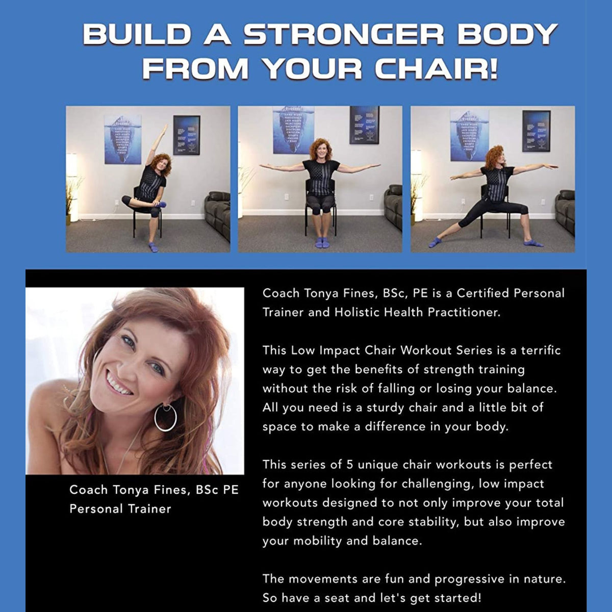 Low Impact Chair Workout Series - Digital/DVD