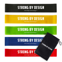 Mini Resistance Loop Exercise Bands - Set of 5