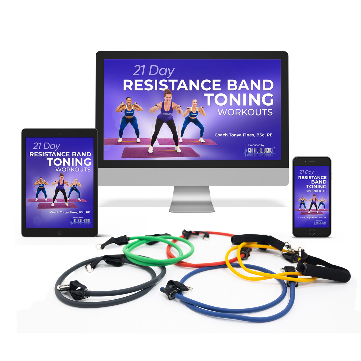 21 Day Resistance Band Toning - Digital/Bundle