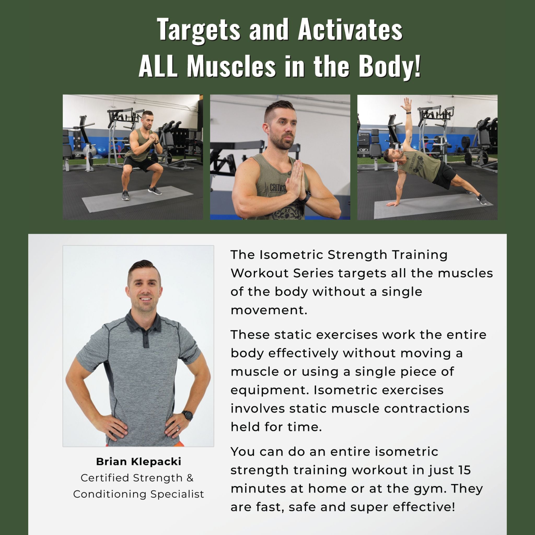 Isometric exercise cheap strengthens muscles without