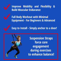 At Home Suspension Strap Full Body Workouts - Bundle