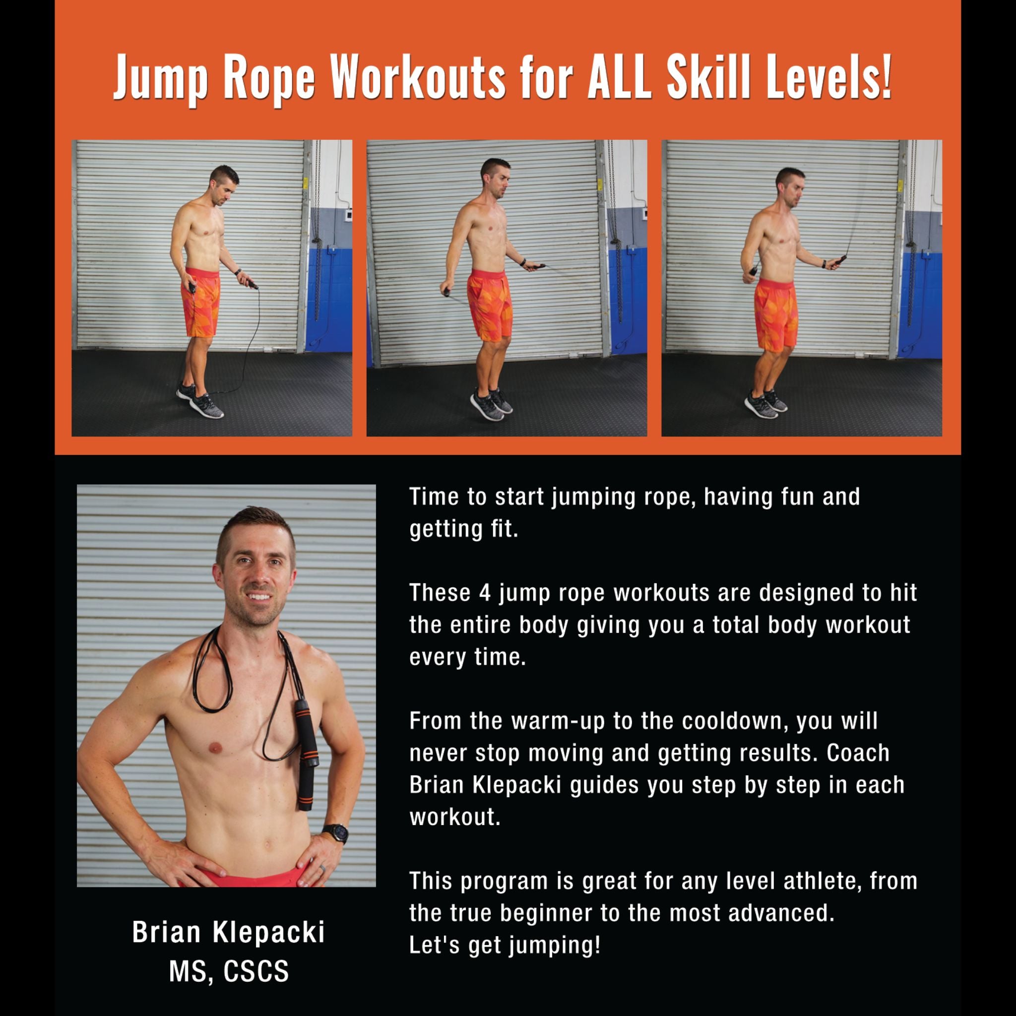 Total Body Jump Rope Workout Series Digital DVD