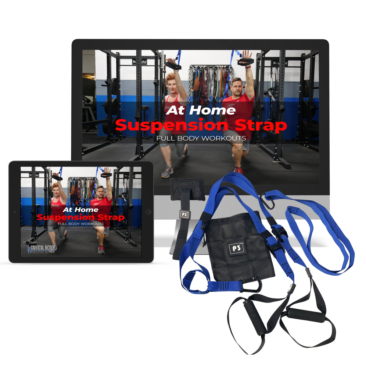 At Home Suspension Strap Full Body Workouts - Digital/DVD