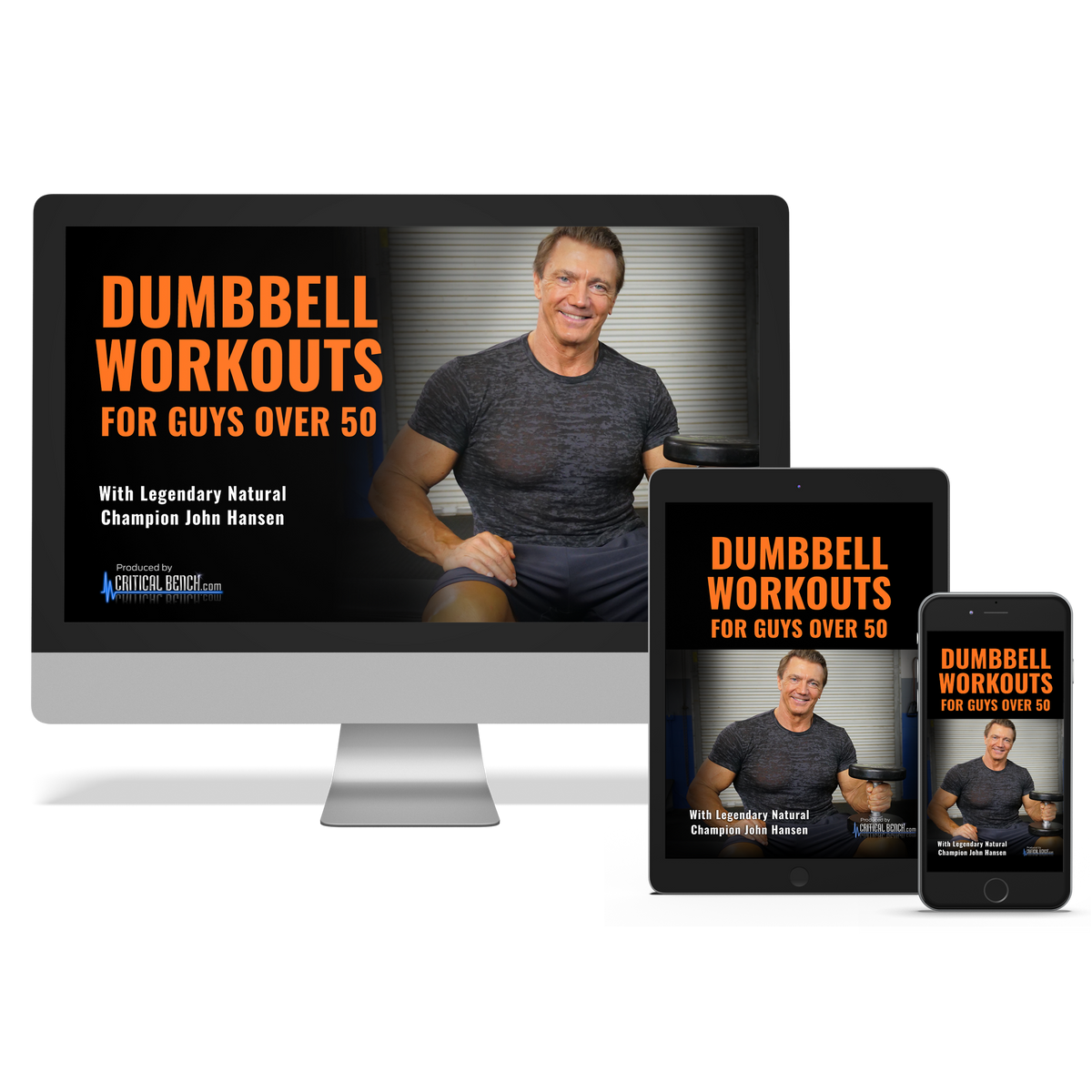 Dumbbell Workouts for Guys Over 50 - Digital/DVD